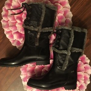 Stuart Weitzman Fur Boots